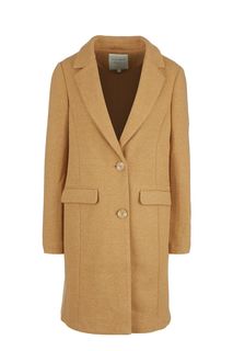 Трикотажное пальто бежевого цвета Tom Tailor Denim