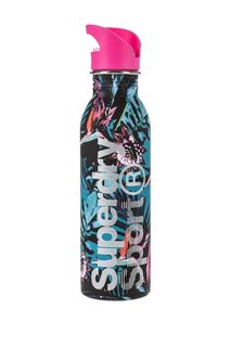 Разноцветная бутылка для воды с логотипом бренда Superdry