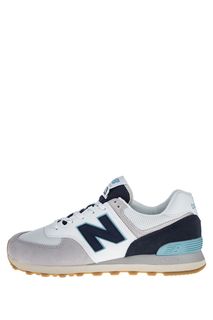 Летние кроссовки из текстиля и замши 574 New Balance