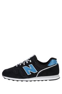 Замшевые кроссовки черного цвета 373 New Balance