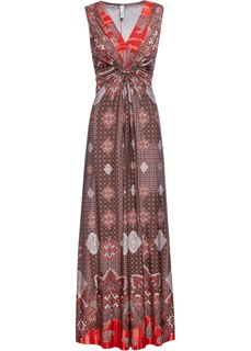 Платье макси с узором Bonprix
