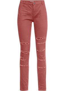 Брюки с завышенной талией Skinny Bonprix