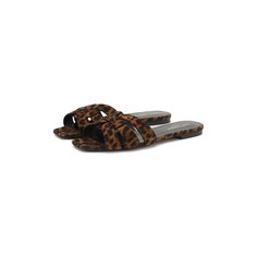 Кожаные шлепанцы Nu Pieds Saint Laurent