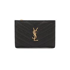 Кожаное портмоне Saint Laurent