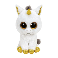 Мягкая игрушка TY Beanie Boos Белый единорог Pegasus 25 см