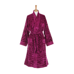 Халат-кимоно велюровый L/XL Roberto Cavalli Zebrona малиновый (42598)