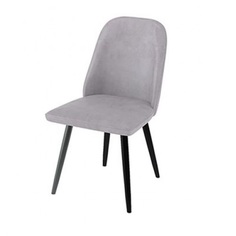 Стул Dikline 211 кожа/замша grey