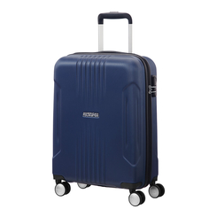 Чемодан American Tourister 4-х колесный темно-синий 40х20х55 см