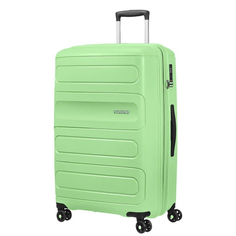 Чемодан American Tourister 4-х колесный светло-зеленый 50х31х77 см