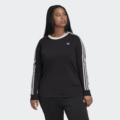 Лонгслив 3-Stripes (Plus Size) adidas Originals