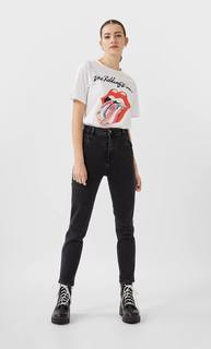 Stradivarius Футболка The Rolling Stones Женская Коллекция Белый M