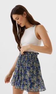 Stradivarius Шорты С Плиссировкой Женская Коллекция Multicolor L