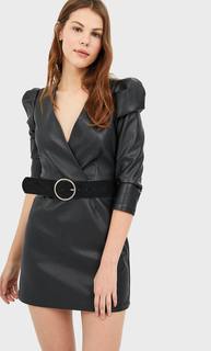 Stradivarius Ремень С Пряжкой Женская Коллекция Черный 70