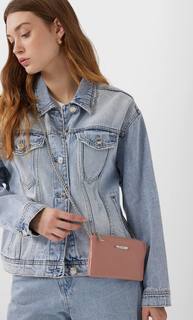 Stradivarius Сумка Для Смартфона С Плечевым Ремнем Женская Коллекция Цвет Розового Макияжа 103