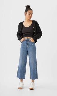 Stradivarius Топ На Бретелях Женская Коллекция Черный M