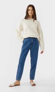 Stradivarius Свитер С Круглым Вырезом Женская Коллекция Multicolor M