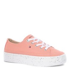 Кеды TOMMY HILFIGER FW0FW04693 оранжево-розовый