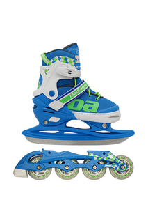 Коньки BlackAqua 2в1 А.В.Т.СПОРТ