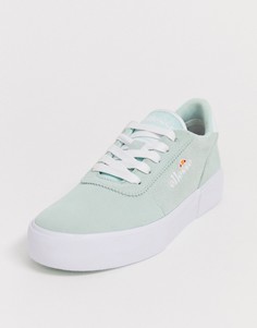 Замшевые кроссовки мятного цвета Ellesse alto-Зеленый