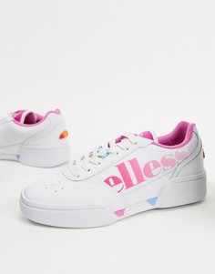 Белые кожаные кроссовки с логотипом Ellesse piacentino-Белый