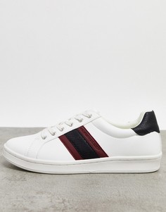 Белые кеды с полосками KG by Kurt Geiger-Белый