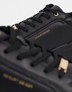 Черные кроссовки на массивной подошве KG by Kurt Geiger-Черный