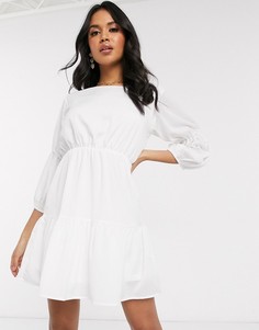 Кремовое платье мини AX Paris-Кремовый