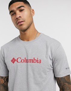 Серая базовая футболка с логотипом Columbia CSC-Серый