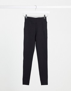 Хлопковые леггинсы ASOS 4505-Черный