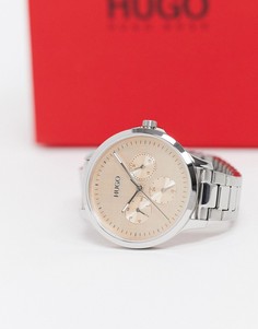 Серебристые часы Hugo Boss-Серебряный