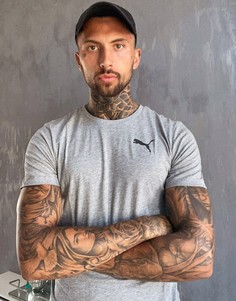 Серая меланжевая футболка Puma Training Active-Серый