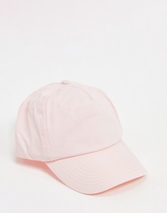 Светло-розовая бейсболка ASOS DESIGN-Розовый