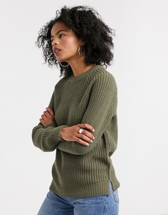 Зеленый джемпер с круглым вырезом Vero Moda