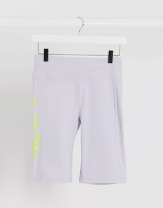 Леггинсы-шорты для йоги с логотипом ASOS 4505-Розовый