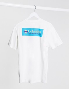Белая футболка с логотипом Columbia North-Белый