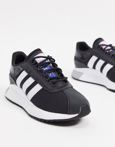 Черно-белые кроссовки adidas Originals-Белый