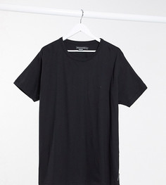 Черная футболка French Connection Plus-Черный