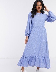 Свободное платье миди в горошек Missguided-Мульти