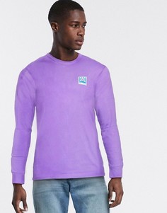 Фиолетовый лонгслив Vans-Розовый