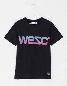Футболка с логотипом WESC-Черный