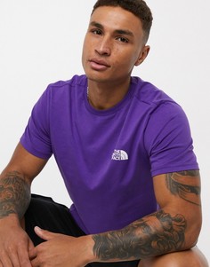 Фиолетовая футболка с логотипом The North Face Simple Dome-Фиолетовый