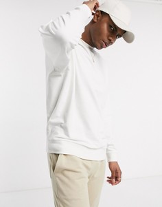 Легкий свитшот в стиле oversized белого цвета ASOS DESIGN-Серый