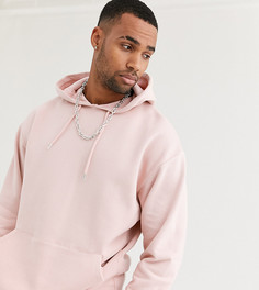Светло-розовый oversize-худи ASOS DESIGN Tall
