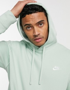 Бледно-зеленый худи Nike Club