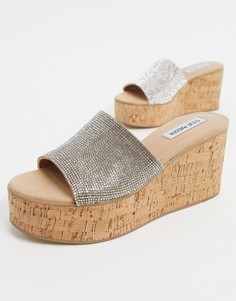 Сандалии на платформе со стразами Steve Madden-Мульти