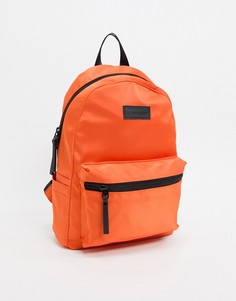 Атласный рюкзак с молнией Consigned-Оранжевый