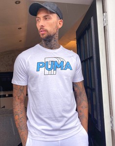 Белая спортивная футболка Puma Training-Белый