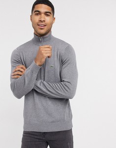 Джемпер с молнией Lacoste-Серый