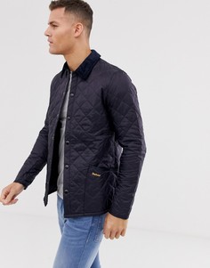 Темно-синяя стеганая куртка Barbour-Темно-синий