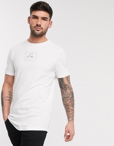 Белая футболка с принтом Jack & Jones Premium-Белый